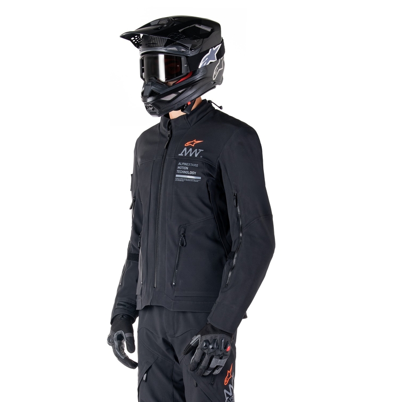 Alpinestars AMT-8 Stretch Drystar XF motoros kabát fekete