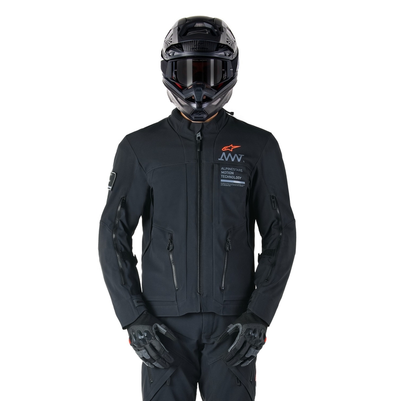 Alpinestars AMT-8 Stretch Drystar XF motoros kabát fekete