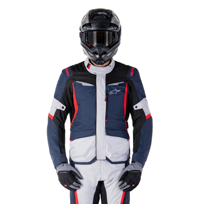 Alpinestars ST-1 Waterproof motorkerékpár kabát sötétkék-fekete-piros
