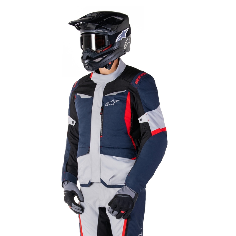 Alpinestars ST-1 Waterproof motorkerékpár kabát sötétkék-fekete-piros