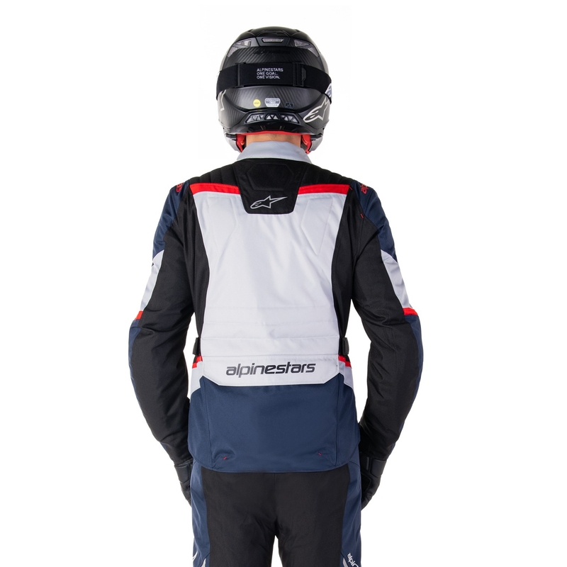 Alpinestars ST-1 Waterproof motorkerékpár kabát sötétkék-fekete-piros