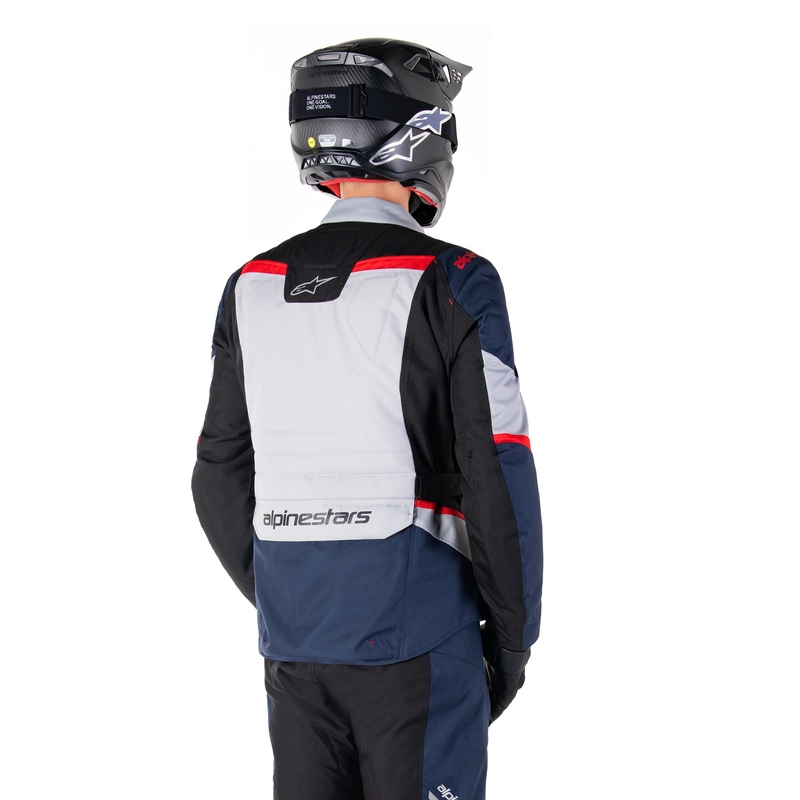 Alpinestars ST-1 Waterproof motorkerékpár kabát sötétkék-fekete-piros