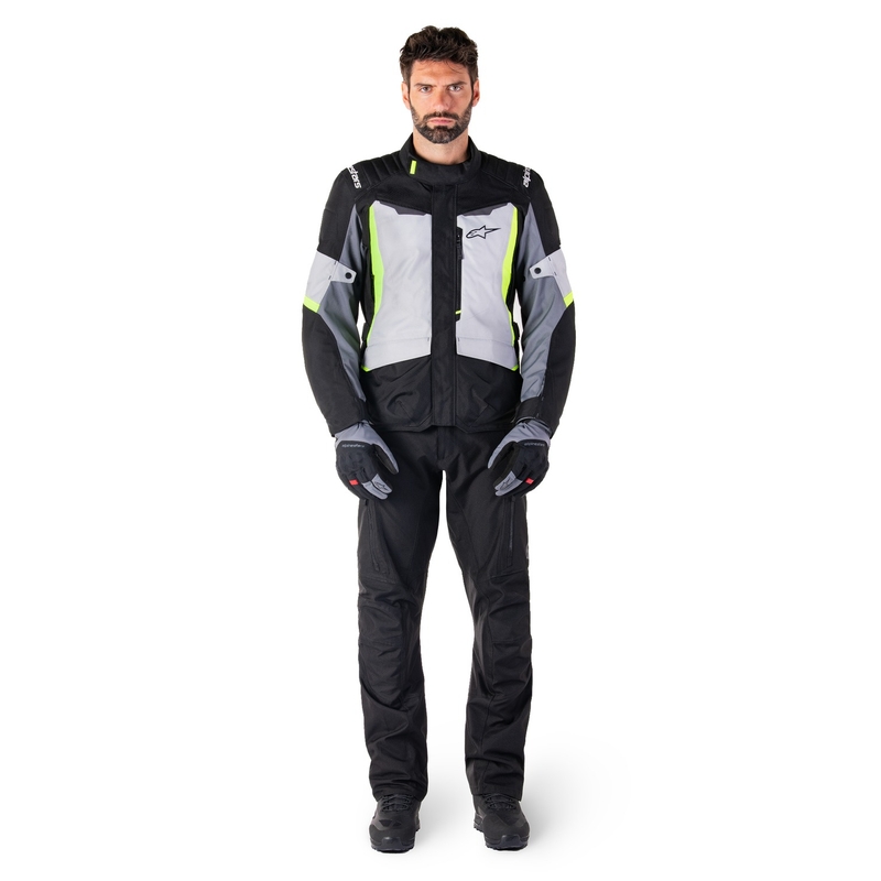 Alpinestars ST-1 Waterproof motorkerékpár kabát szürke-fekete-fluo sárga