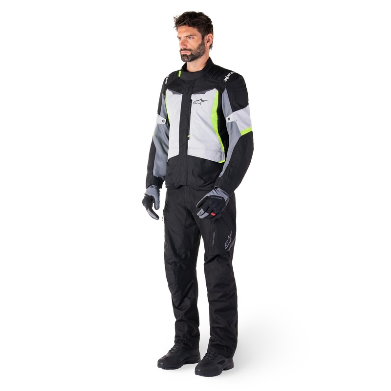 Alpinestars ST-1 Waterproof motorkerékpár kabát szürke-fekete-fluo sárga