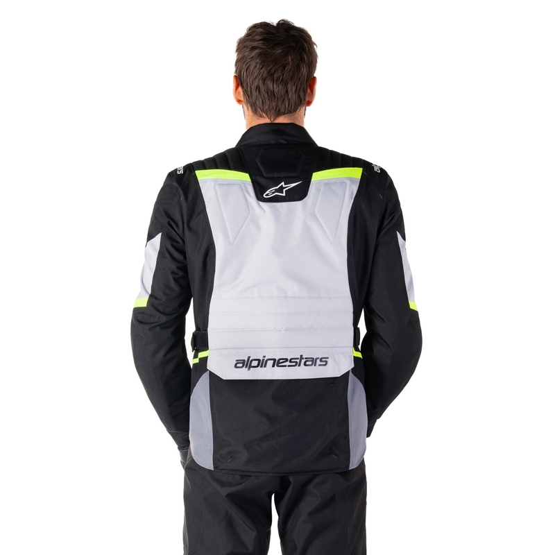 Alpinestars ST-1 Waterproof motorkerékpár kabát szürke-fekete-fluo sárga