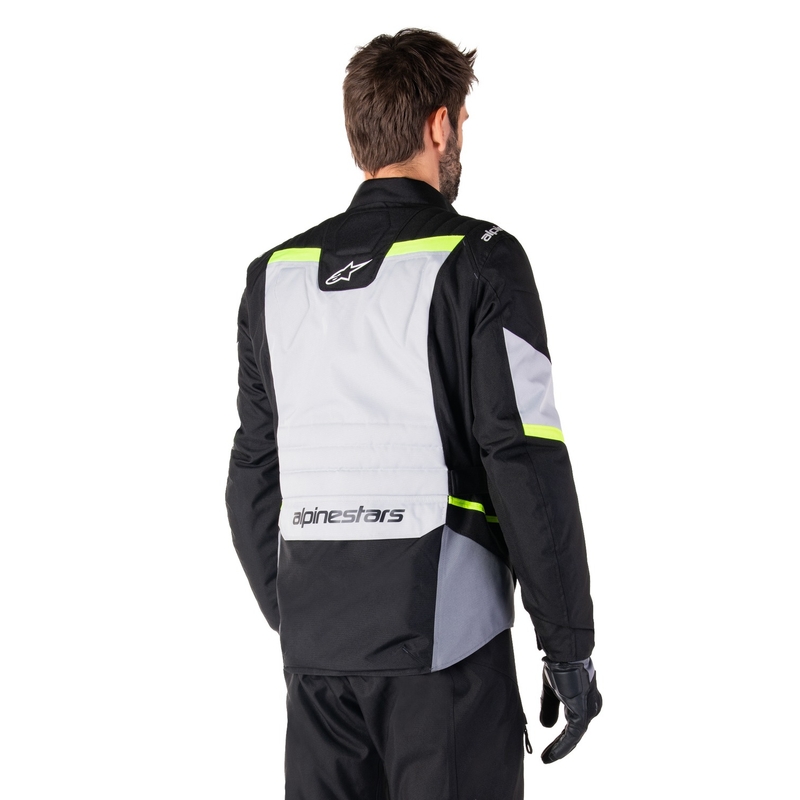 Alpinestars ST-1 Waterproof motorkerékpár kabát szürke-fekete-fluo sárga