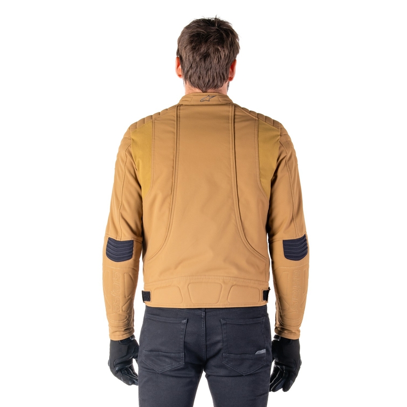Alpinestars Clayton Water Resistant motorkerékpár kabát világosbarna