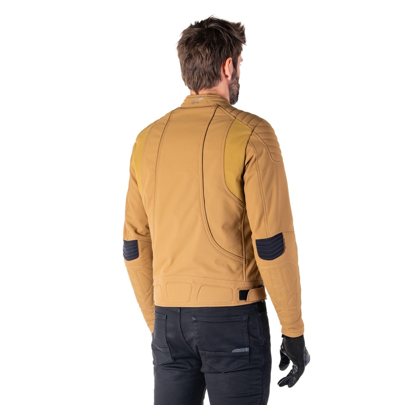 Alpinestars Clayton Water Resistant motorkerékpár kabát világosbarna
