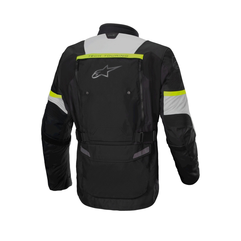 Alpinestars Bogota PRO Drystar motoros kabát fekete-szürke-fluo sárga