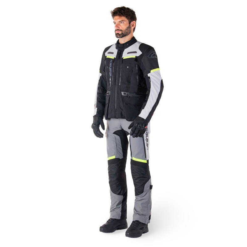 Alpinestars Bogota PRO Drystar motoros kabát fekete-szürke-fluo sárga