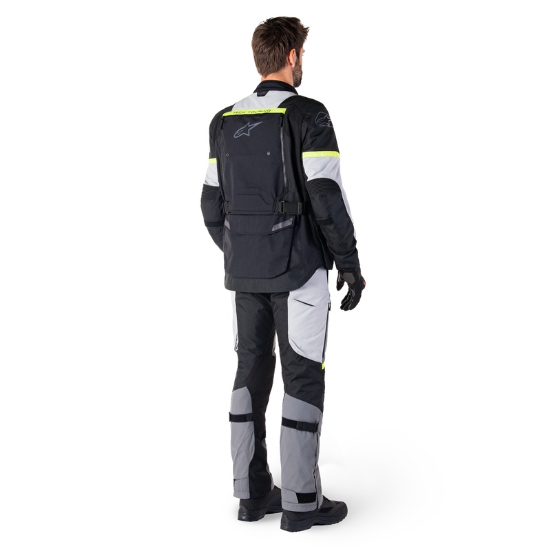 Alpinestars Bogota PRO Drystar motoros kabát fekete-szürke-fluo sárga