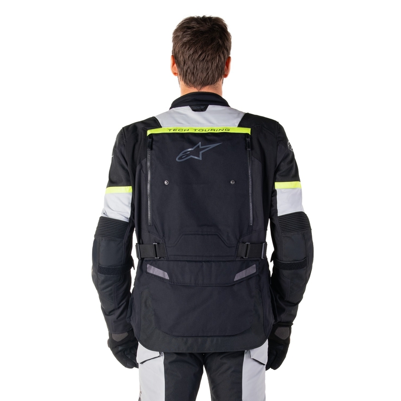 Alpinestars Bogota PRO Drystar motoros kabát fekete-szürke-fluo sárga