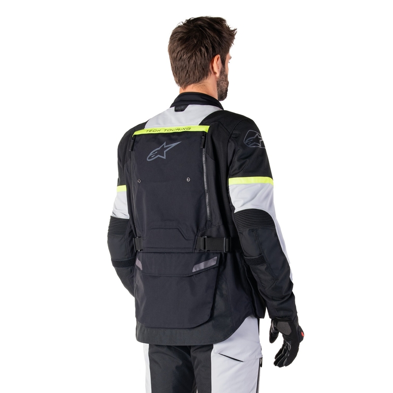Alpinestars Bogota PRO Drystar motoros kabát fekete-szürke-fluo sárga