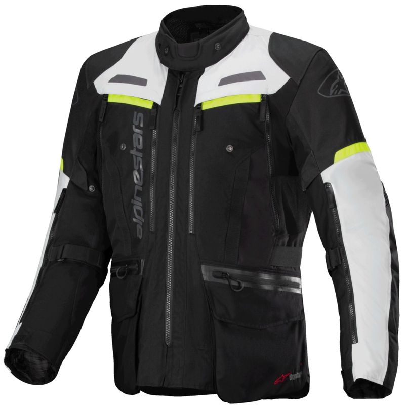 Alpinestars Bogota PRO Drystar motoros kabát fekete-szürke-fluo sárga