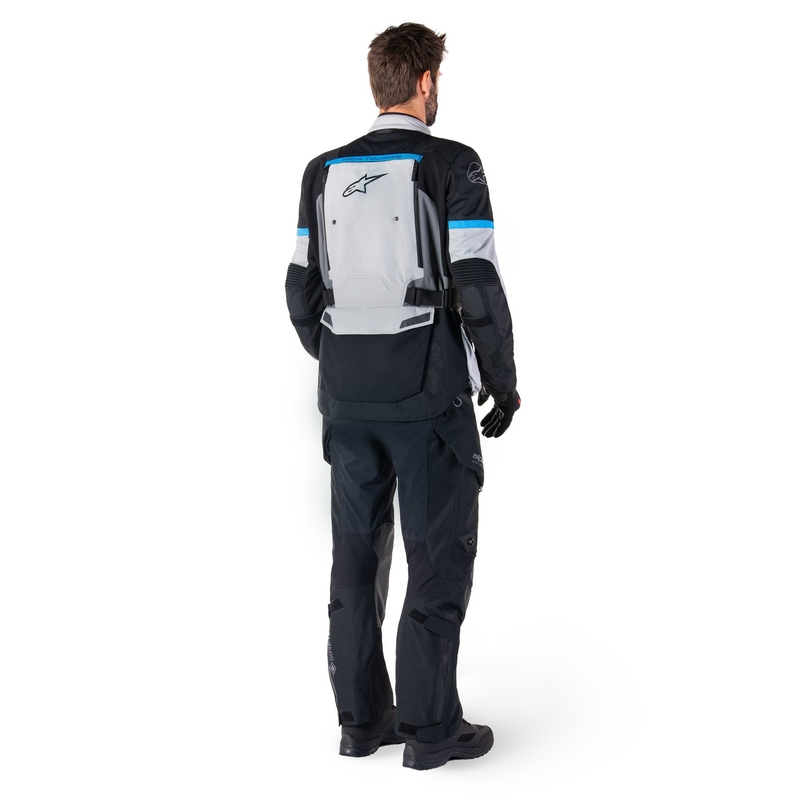 Alpinestars Bogota PRO Drystar motoros kabát szürke-fekete-kék