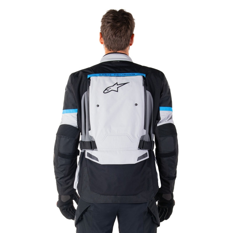 Alpinestars Bogota PRO Drystar motoros kabát szürke-fekete-kék