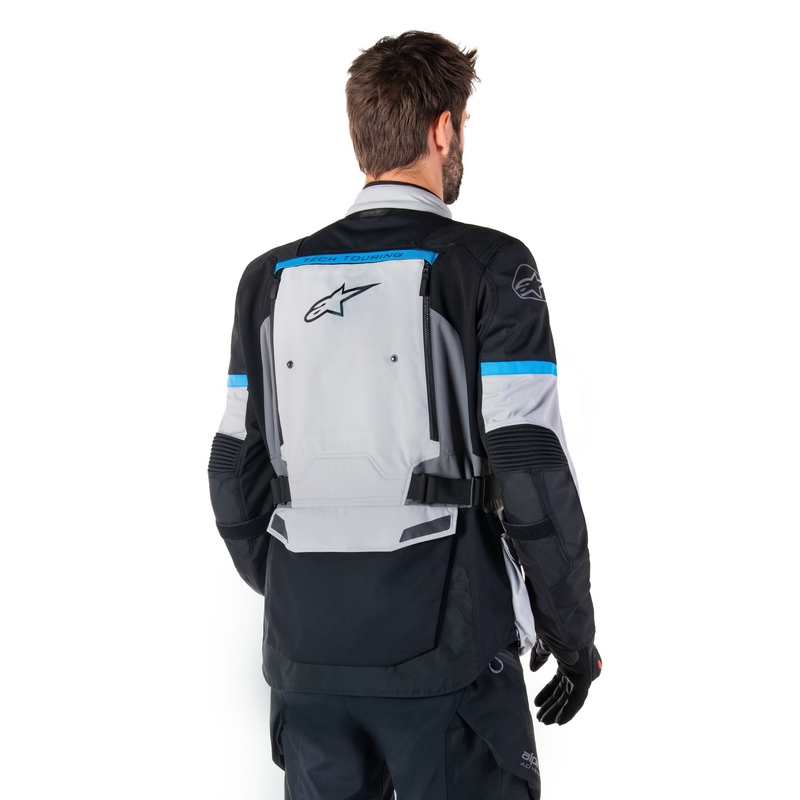 Alpinestars Bogota PRO Drystar motoros kabát szürke-fekete-kék