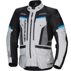 Alpinestars Bogota PRO Drystar motoros kabát szürke-fekete-kék