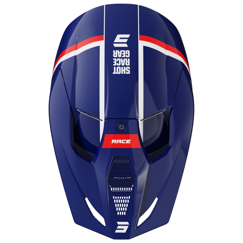 Shot Race Mythic motokrossz sisak fényes kék-piros