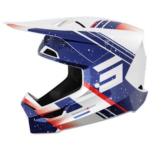 Shot Furious Mirage motokrossz bukósisak kék-piros