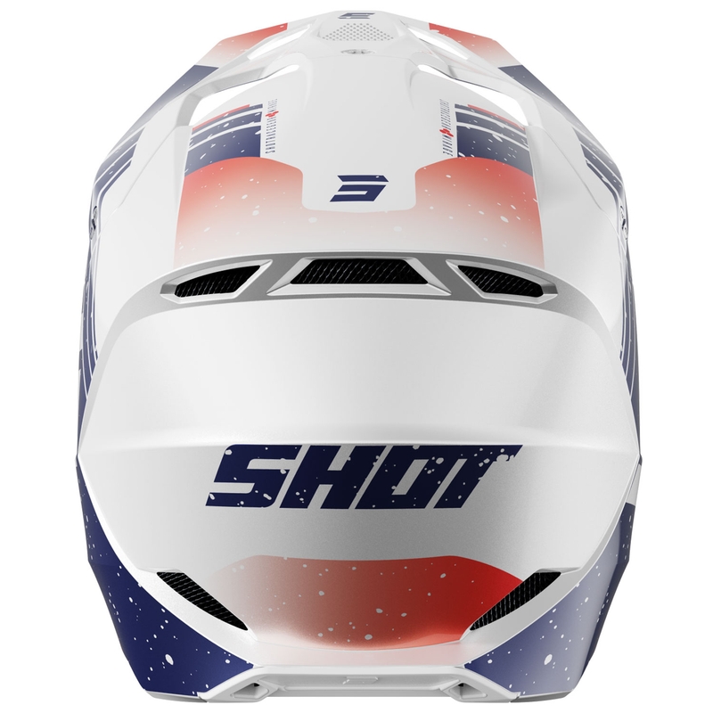 Shot Furious Mirage motokrossz bukósisak kék-piros