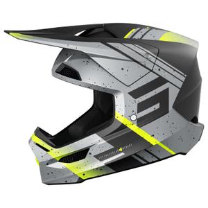 Shot Furious Mirage motokrossz bukósisak szürke-fluo sárga