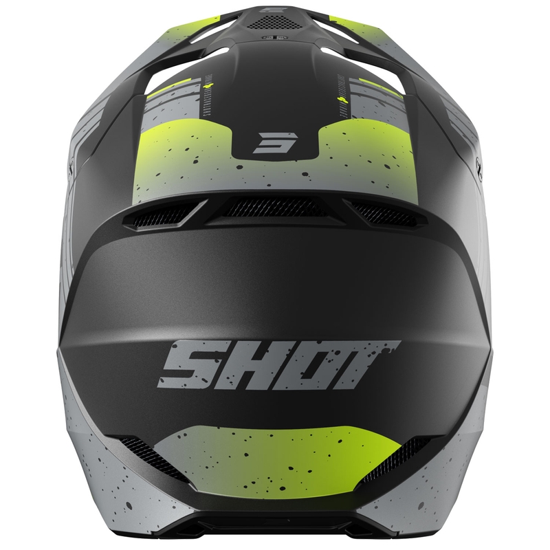 Shot Furious Mirage motokrossz bukósisak szürke-fluo sárga