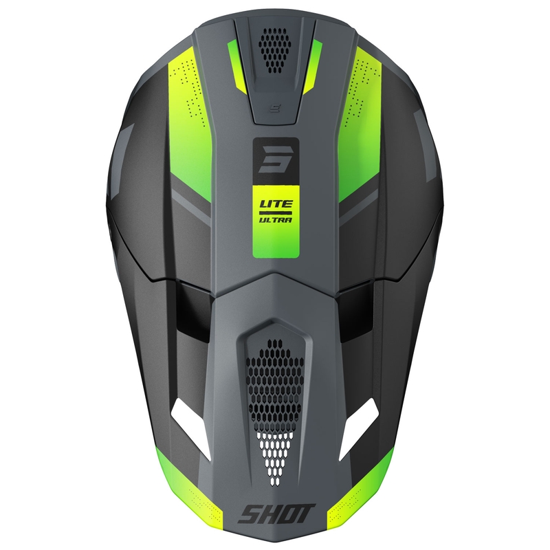 Shot Lite Ultra motokrossz sisak matt fluo sárga