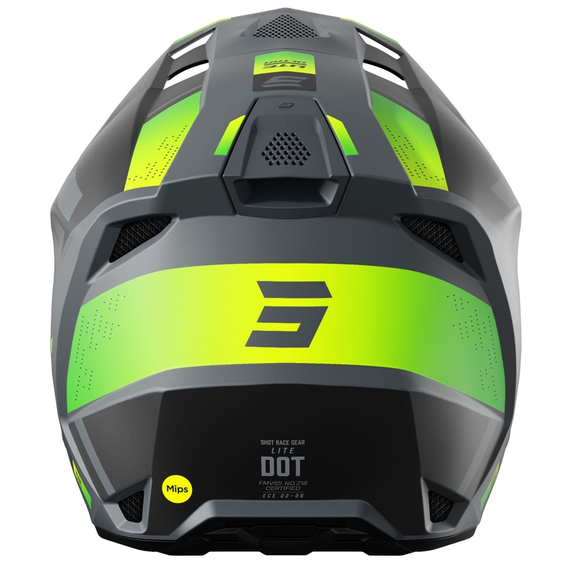 Shot Lite Ultra motokrossz sisak matt fluo sárga