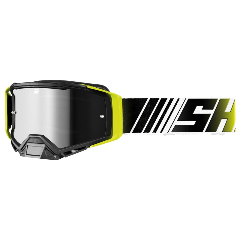 Shot Core motokrossz szemüveg fluo sárga-fehér, irídium plexivel