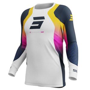 Shot Aerolite Ultra motokrossz mez kék-narancssárga-rózsaszín