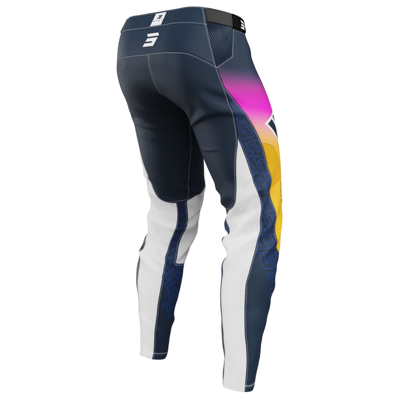 Shot Aerolite Ultra motokrossz nadrág kék-narancssárga-rózsaszín