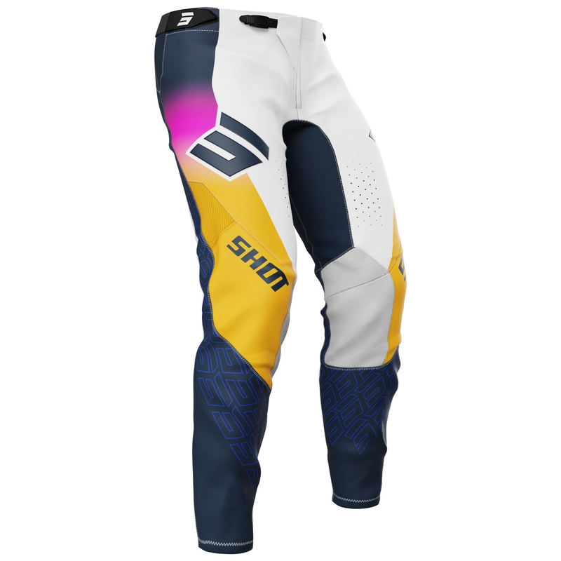 Shot Aerolite Ultra motokrossz nadrág kék-narancssárga-rózsaszín