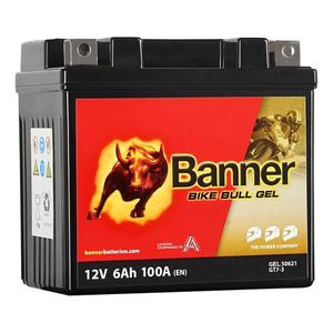 Banner Bike Bull GEL 506 21/BGTZ7-S - GTZ7-S 12V, 6Ah, 100A zselés akkumulátor