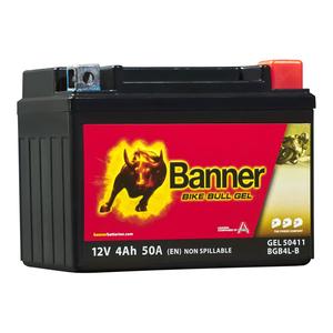 Banner Bike Bull GEL 504 11/BGB4L-B - GB4L-B 12V, 4Ah, 50A zselés akkumulátor