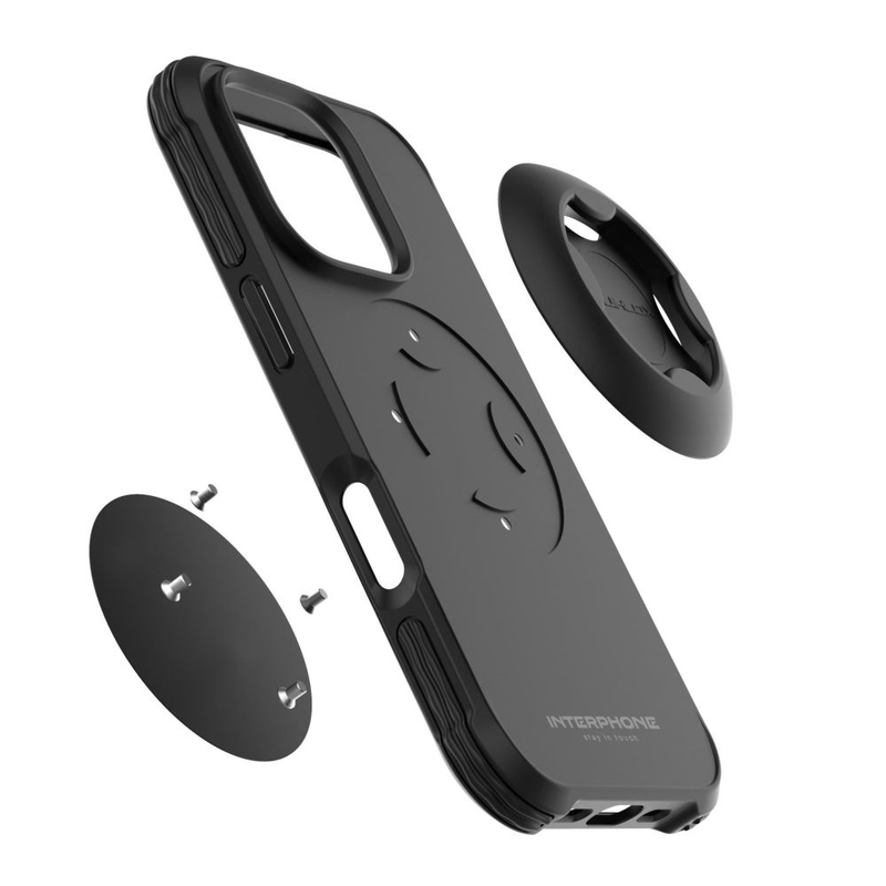 Interphone QUIKLOX Tetraforce védőtok Apple iPhone 16 Pro Max készülékhez fekete