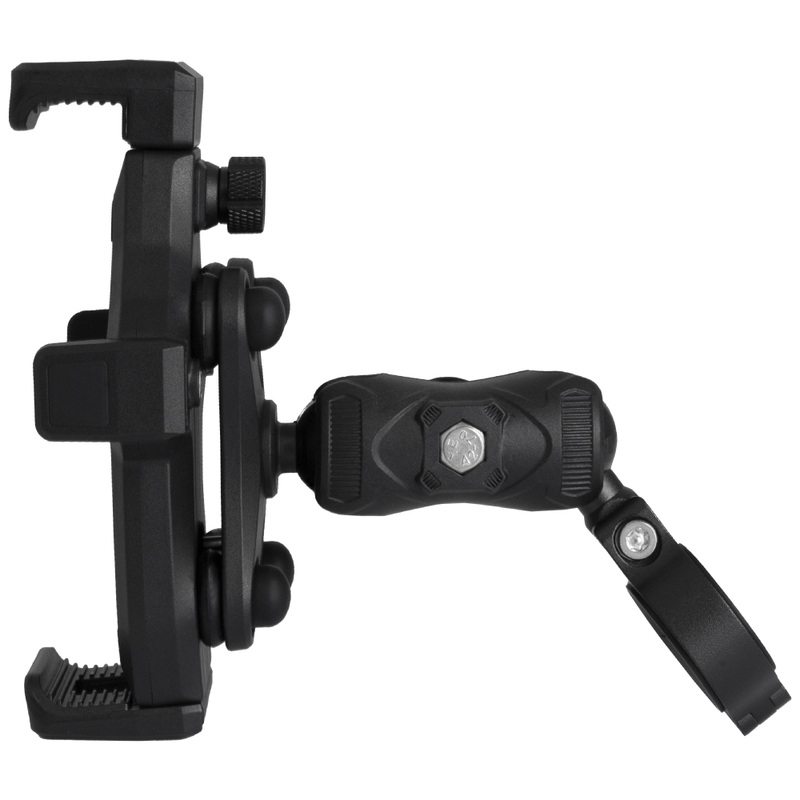 Motozem M25-1 rezgésgátló motorkerékpár tartó zárral fekete