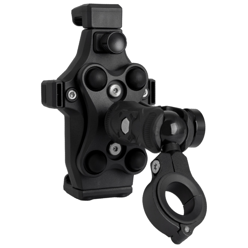 Motozem M25-1 rezgésgátló motorkerékpár tartó zárral fekete