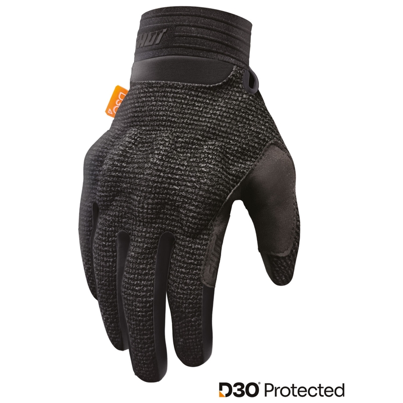 Shot Guard D3O® fekete motocross kesztyű fekete