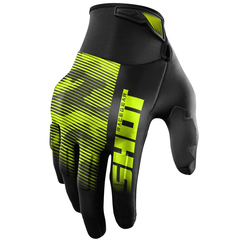 Shot Drift Tactic motocross kesztyű fluo sárga