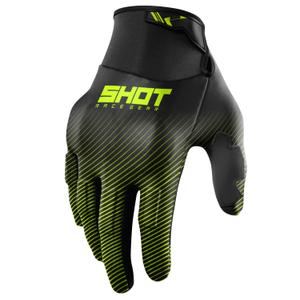 Shot Drift Rim motocross kesztyű fluo sárga