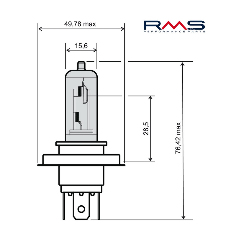 Lamp RMS HS1 12V 35/35W