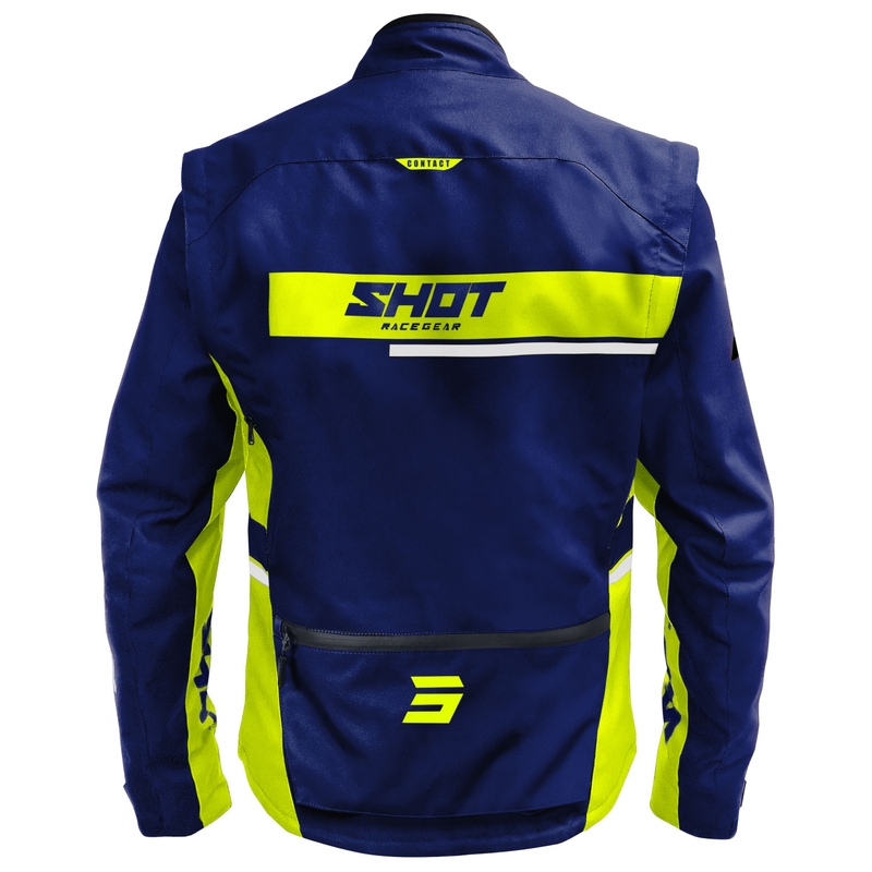 Shot Contact Assault 2.0 motoros kabát kék-fluo sárga