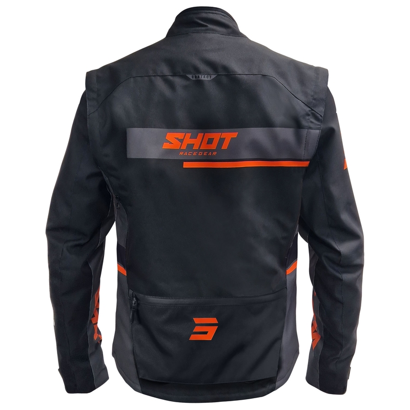 Shot Contact Assault 2.0 motoros kabát fekete-narancs