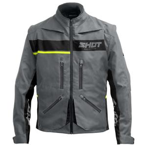Shot Contact Assault 2.0 motoros kabát szürke-fluo sárga