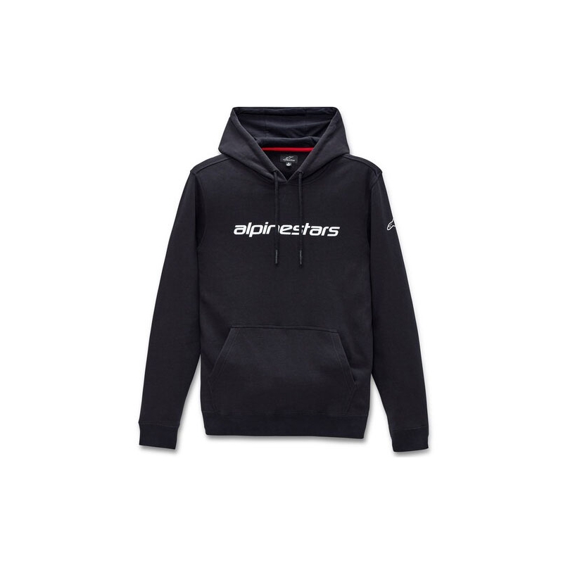 Alpinestars Linear Hoodie pulóver fekete-fehér
