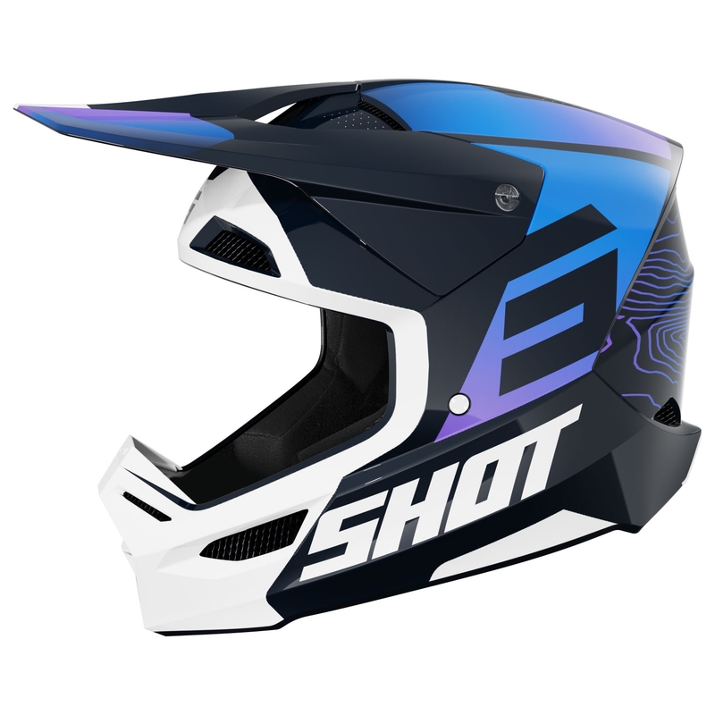 Shot Furious Apex gyerek motokrossz sisak kék