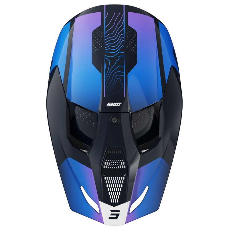 Shot Furious Apex gyerek motokrossz sisak kék