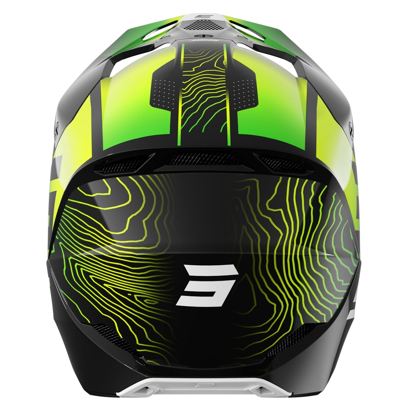 Shot Furious Apex gyerek motokrossz sisak fluo sárga