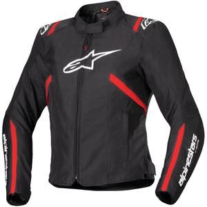 Alpinestars Stella T-SPS 2 Waterproof női motoros kabát fekete-fehér-fluo piros